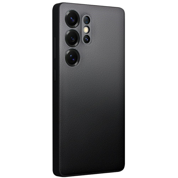 Etui QIALINO do Samsung Galaxy S25 Ultra z klapką, czarne