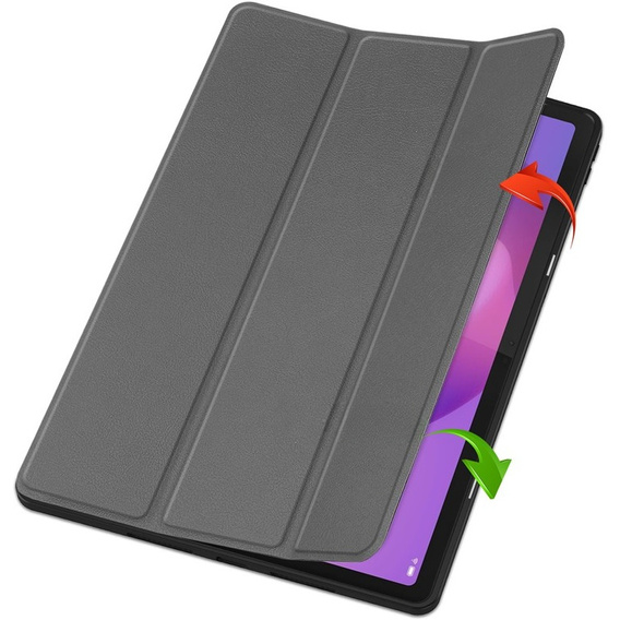 Etui do Lenovo Idea Tab Plus 12,1", Smartcase, szare
