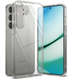 Etui Ringke Fusion do Galaxy S25+ Plus, Clear + Szkło Hartowane 9H