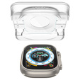Spigen Szkło Hartowane do Apple Watch Ultra 1/2/3 49mm, Glas.TR "EZ FIT", Clear (2 sztuki)