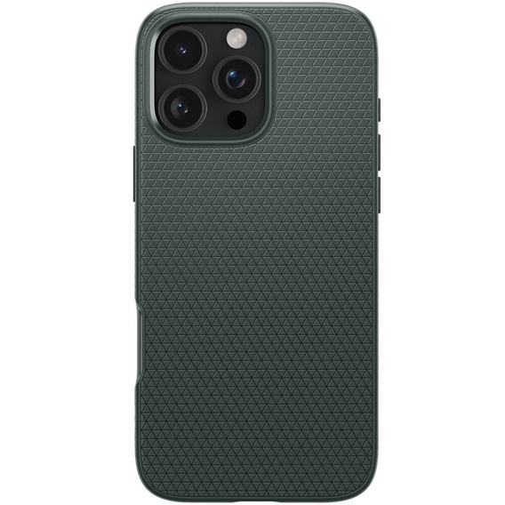 Etui Spigen do iPhone 16 Pro, Liquid Air, zielone + Szkło hartowane