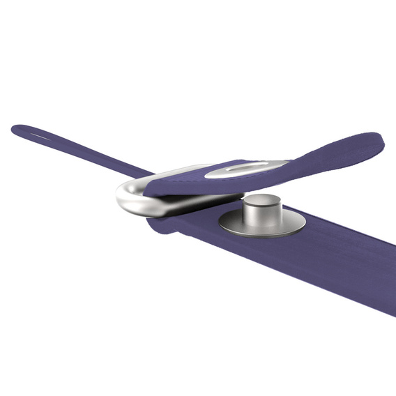 Smycz na telefon kompatybilna z etui do iPhone 17, odpinana magnetyczna klamra, pasek na szyję – fioletowa