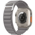 Pasek Nylonowy do Apple Watch 1/2/3/4/5/6/7/8/9/10/11/SE Ultra 1/2/3 42/44/45/46/49mm, Szary