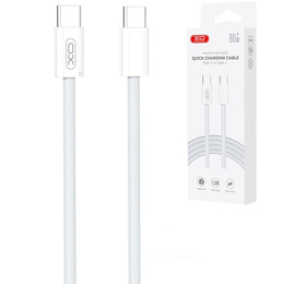Kabel USB Type-C do Type-C 60W 150cm, biały