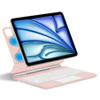 Etui z klawiaturą do iPad Air 13" 2025/2024 (7/6 gen.), Magnetic Keyboard Touchpad, różowe