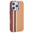 Etui do iPhone 16 Pro Max, Carbon Fiber MagSafe, żółte