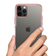 Etui Electroplated Frame do iPhone 13 Pro - Rose Gold