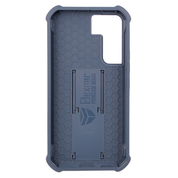 Etui pancerne do Samsung Galaxy S22, Dexnor Full Body, granatowe