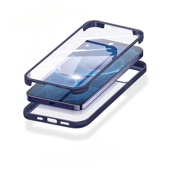 Etui do iPhone 13 Pro, ERBORD Guardian, niebieskie