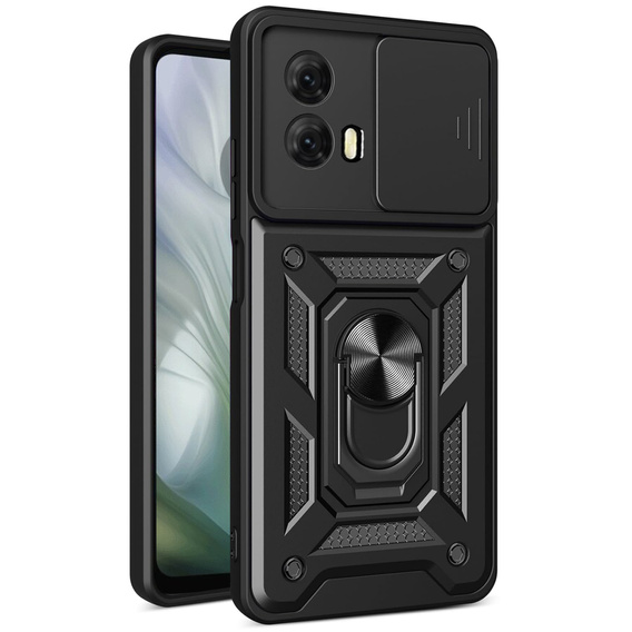 Etui pancerne do Motorola Moto E14, CamShield Slide, czarne