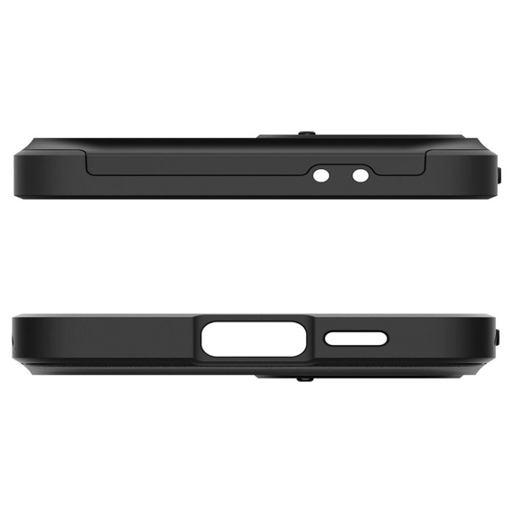 Etui Spigen do Samsung Galaxy S24 FE, Optik Armor, Czarne + Szkło Hartowane 9H