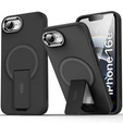 Etui do Iphone 16E, Kickstand Matt Case, do MagSafe, czarne