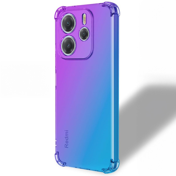 Etui Gradient Dropproof do Xiaomi Redmi Note 14 4G, Fioletowe / niebieskie