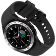 Nakładka Bezel Ring do Galaxy Watch 4 Classic 46mm, Silver/Black