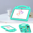 Etui do T Tablet 5G, Cute Patterns, z podstawką, Zielone