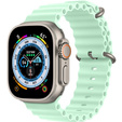Pasek Silikonowy do Apple Watch 1/2/3/4/5/6/7/8/9/10/11/SE Ultra 1/2/3 42/44/45/46/49mm, Turkusowy