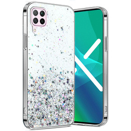 Etui do Huawei P40 Lite, Glittery, przezroczyste