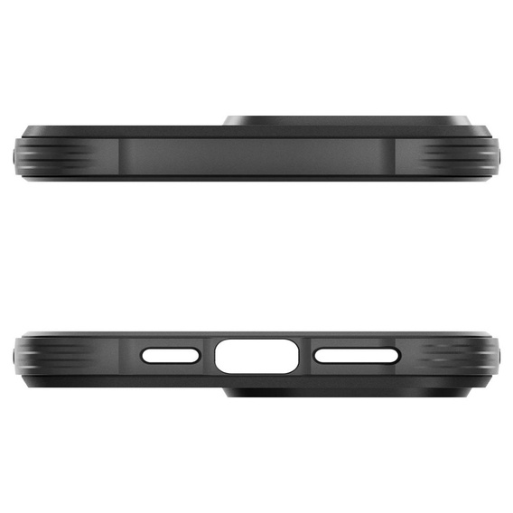 Etui Spigen do iPhone 15 Pro, Rugged Armor MagSafe, Czarne