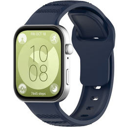 Pasek Silikonowy do Huawei Watch Fit 4 / 4 Pro / 3, Granatowy