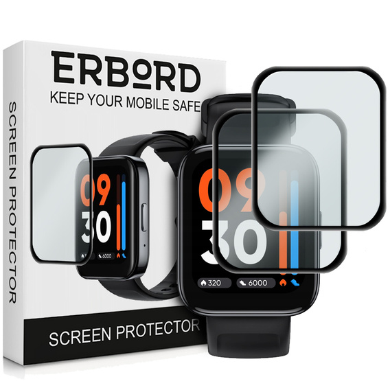 2x Szkło Hybrydowe ERBORD do Realme Watch 3