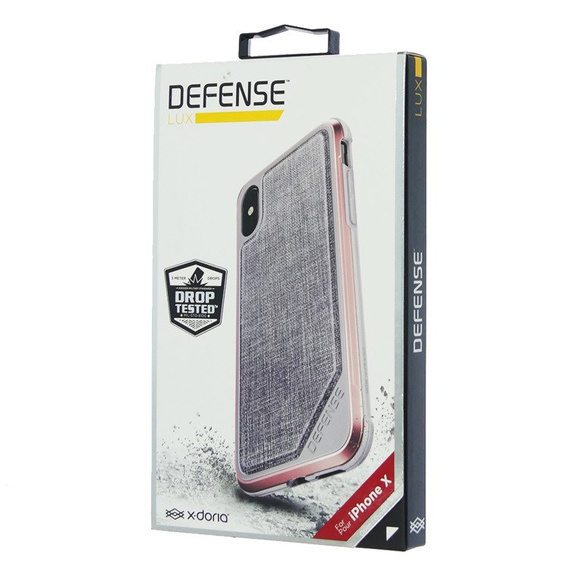 X-Doria Etui Defense Lux iPhone XS/X 5.8 - Rose Gold