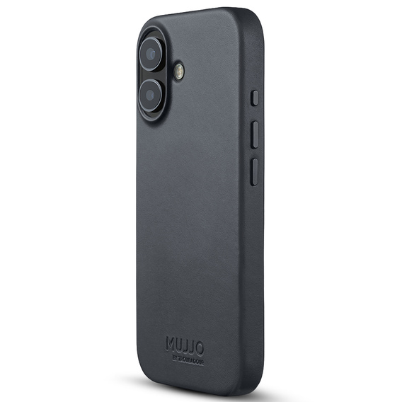Etui Mujjo Skórzane do iPhone 17, MagSafe, czarne