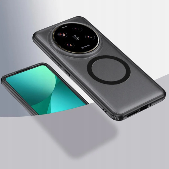 Etui do Xiaomi 13 Ultra, Fusion Hybrid, do MagSafe, czarne/mleczne