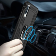 Etui pancerne do Samsung Galaxy A50/A50S/A30S, Nox Case Ring, czarne