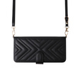 Etui z klapką do Xiaomi Poco M7 Pro 5G, Crossbody Leather Wallet, czarne