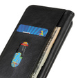 Etui do Samsung Galaxy A26, Wallet Litchi Leather, czarne