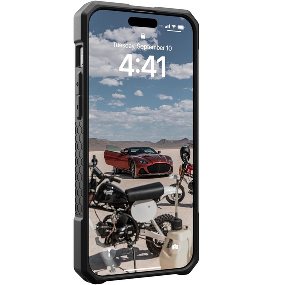 Etui Urban Armor Gear do iPhone 15 Pro Max, Monarch Pro Kevlar MagSafe, czarne