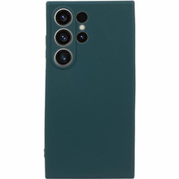 Etui do Samsung Galaxy S24 Ultra, Silicone Lite, zielone