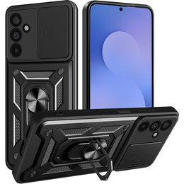 Etui pancerne do Samsung Galaxy S25 FE, CamShield Slide, czarne