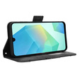 Etui z klapką do Samsung Galaxy A17 5G, Card Slot, czarne