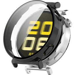 2w1 Etui + Szkło Hartowane do Huawei Watch GT 5 Pro 42mm, Czarne