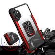 Etui Hybrid KickStand Ring do Samsung Galaxy A32 5G, Red