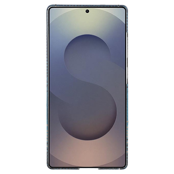 Etui do Samsung Galaxy S25 Ultra – magnetyczne z włókna aramidowego, niebieskie
