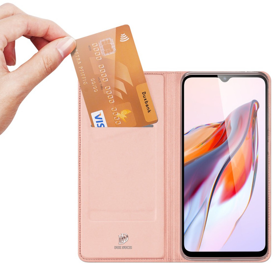 Etui Dux Ducis do Xiaomi Redmi 12C, Skinpro, różowe rose gold