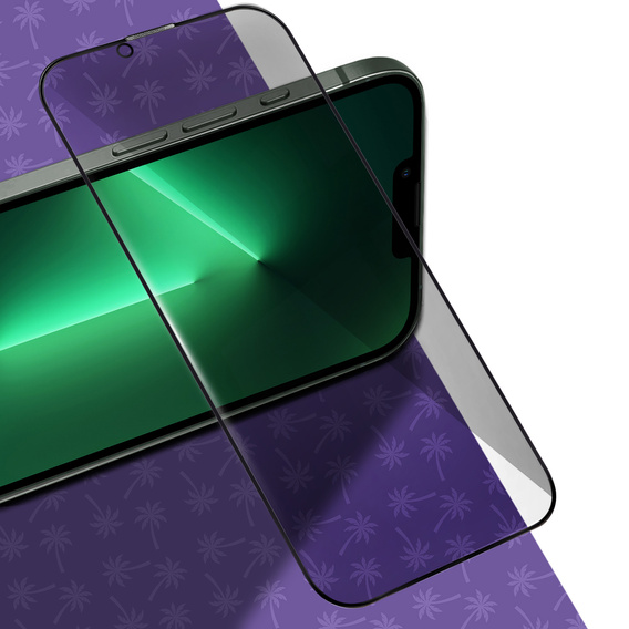 Szkło Hartowane Prywatyzujące Shy Palm do iPhone 13 Pro Max