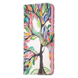 Etui z klapką do Samsung Galaxy A25 5G , Wallet, tree of life, białe + szkło 9H