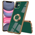 Etui do iPhone 11, Electro Ring, zielone