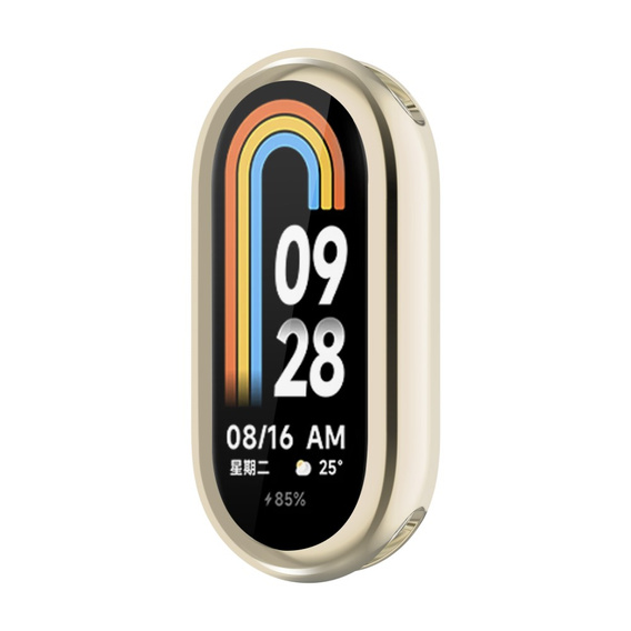 Etui Silikonowe do Xiaomi Smart Band 10 / 9 / 8, Złote