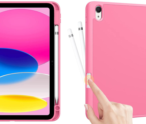 Etui do iPad 11" 2025 A16 (11 gen.) / iPad 10.9" 2022 (10 gen.), Smartcase, różowe