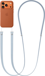 Smycz na telefon kompatybilna z etui do iPhone 17, odpinana magnetyczna klamra, pasek na szyję – niebieska