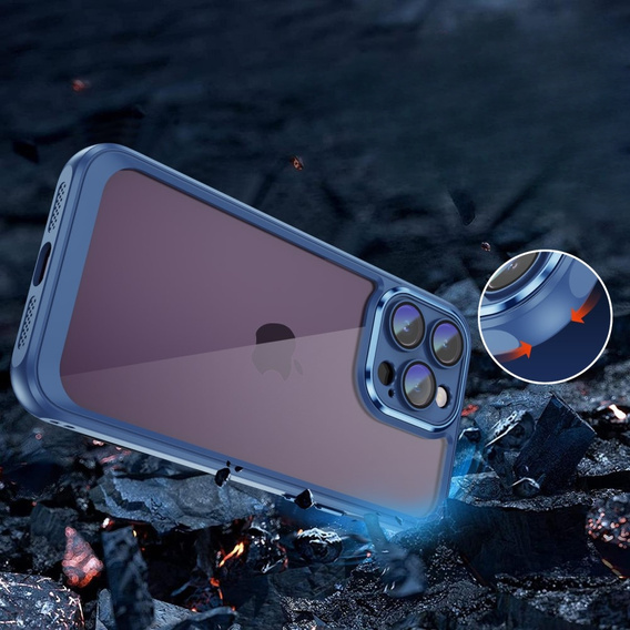 Etui do iPhone 14 Pro, ERBORD Impact Guard, niebieskie