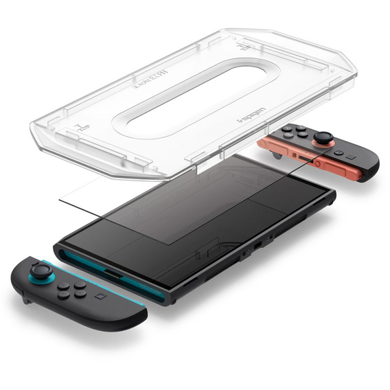SPIGEN 2x Szkło Hartowane do Nintendo Switch 2, Glas.TR EZ Fit