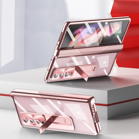 Etui Multi-Function do Samsung Galaxy Z Fold 4 5G, Różowe Rose Gold