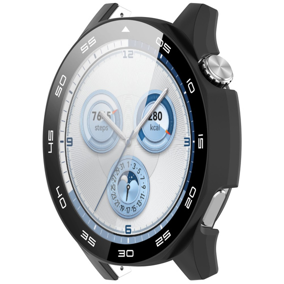 2w1 Etui + Szkło Hartowane do Huawei Watch GT 5 46mm, Czarne