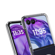 Etui przezroczyste do Motorola Razr 60 Ultra – TPU + akryl, kompatybilne z MagSafe