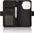 Etui z klapką do Xiaomi 15T Pro, Card Slot, czarne